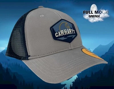 New Carhartt Outdoor River Men's Snapback Trucker Cap Hat - Image 1 of 4