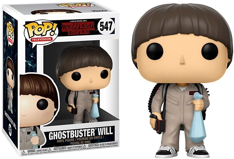 Funko Pop Television Stranger Things Ghostbuster Will 547 21488 Vinyl Figure