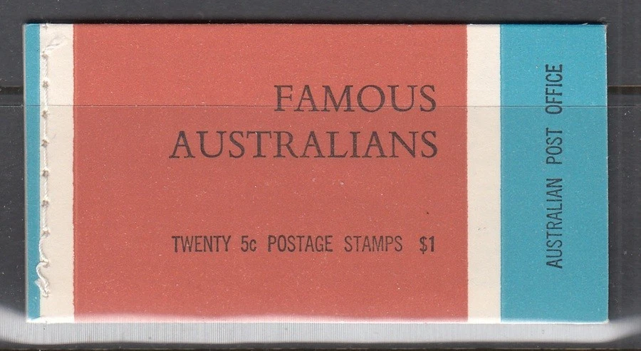 AUSTRALIA SC# 446-449 FAMOUS AUSTRALIANS BOOKLET - MNH - Изображение 1 из 1