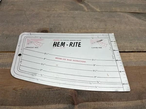 Guía de calibre de dobladillo multiusos original para todo uso Hem-Rite - Imagen 1 de 1