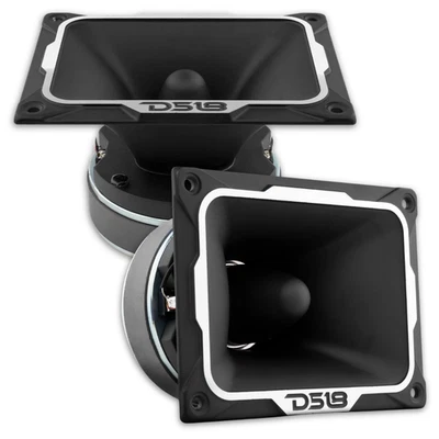2x Altavoces Bullet Super Tweeters DS18 4"x 5.35" - 250 vatios Rms 4-ohm PRO-TWX5 Foto 1 de 4