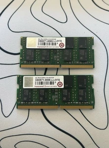 Transcend 8GB x 2 Total of 16GB DDR4 2Rx8 2133 ECCSO Laptop Ram 1.2Vdc x - Picture 1 of 2