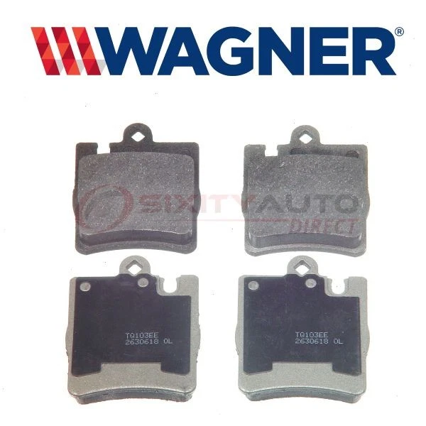 Wagner Brake Rear Disc Brake Pad Set for 2000-2005 Mercedes-Benz CLK320 - hb Foto 1 de 4