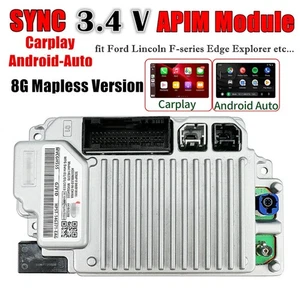 NEW VIN Programmed Latest Sync 3.4 Carplay Android-Auto Fit Ford Lincoln - Picture 1 of 6