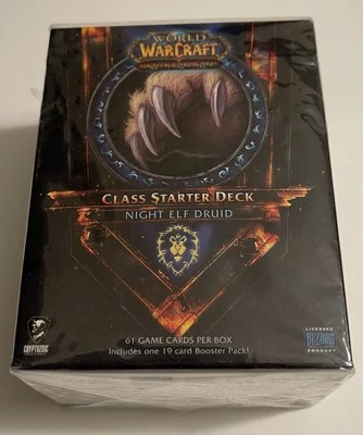 Night Elf Druid Class Starter Deck 2011 New WoW World of Warcraft Alliance - Image 1 of 2