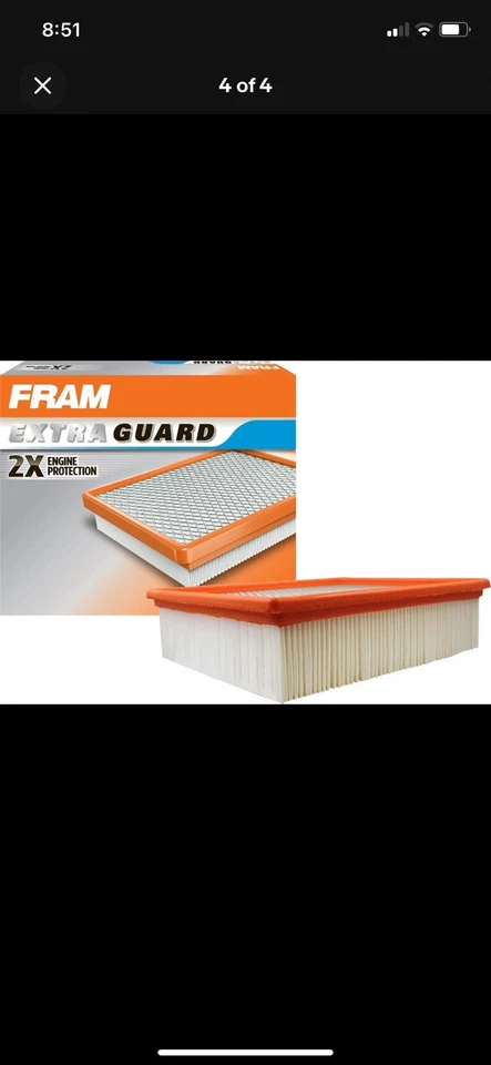 Air Filter Fram CA8243 Ford Ranger New In Box Never Used - Image 1 of 4