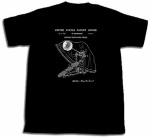 NEU 1938 LUDWIG SPEED KING BASS DRUM PEDAL PATENT T-SHIRT S M L XL Huekstead T - Bild 1 von 1