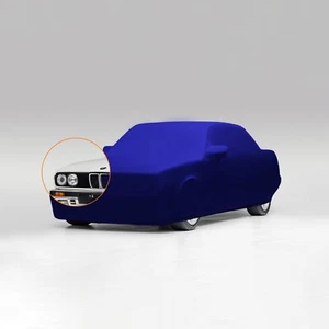 Premium Indoor Tailored Fit Velvet Stretch Car Cover BMW 325i E30 Custom Logo - Picture 1 of 19