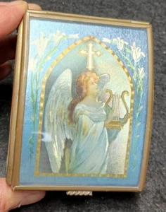 CROSS ANGEL MUSIC BOX PLAYS AMAZING GRACE THOMAS CATHEY COLLECTION ENESCO - Picture 1 of 5