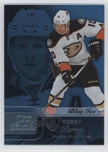 2015-16 Upper Deck Fleer Showcase Flair Row 1 Blue Ice /99 Corey Perry #2
