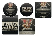 BINGHAMTON SENATORS AHL OFFICIAL GAME PUCK SPONSOR TRUX OUTFITTER 5 YEAR ANNIVER