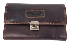 Echt Leder Profi Kellnergeldbeutel mit Gürteltasche Natura - doppelt genäht - Bild 1 von 7
