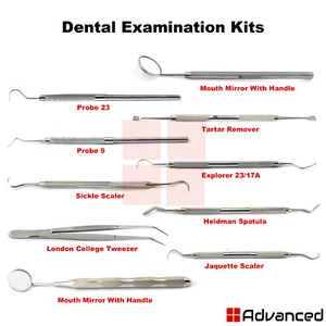 Kits de examen dental instrumentos higienista escaladores periodontales raspadores de dientes - Imagen 1 de 14