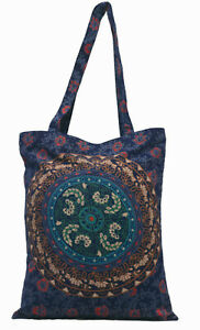 Bohemian Casual Shoulder Strap Bag Traditional Cotton Shopping Bag