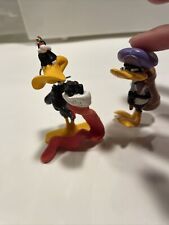 Vintage Warner Bros Daffy Duck PVC Figurine & Ornament Set
