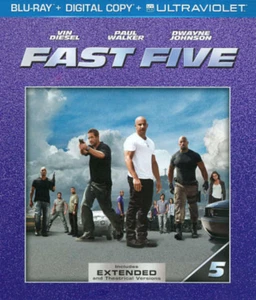 Fast Five (BLU-RAY + SLIPCOVER, 2011) FREE SAME-DAY SHIPPING! - Picture 1 of 1