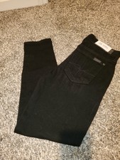 NWT 7 For All Mankind Josefina Feminine Boyfriend Jeans Black 23