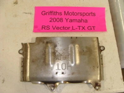Yamaha Vector L-tx GT RS 2008 8GM colector de escape tubo protector térmico cubierta estaño 1 Foto 1 de 4