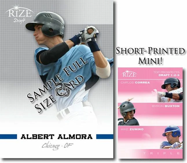 Carlos Correa 2012 * Byron Buxton * Mike ZUNINO Rize mini rosa radiocontrol #/200 Foto 1 de 1