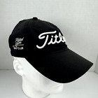 Titleist Hat Cap Strap Back Black Golfer Logo Casual Mens Twisted Gun Golf Club