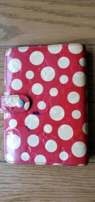 LOUIS VUITTON Yayoi Kusama Agenda PM Day Planner Cover Vernis Dot M91518 Used - Imagem 1 de 4