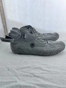 Clohoo Mens 1728250 Gray Suede Leather Lace Up High Top Size 12 Us Sneakers - Picture 1 of 8