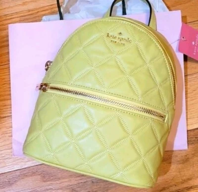 Kate Spade New York Natalia敞篷背包手提包迷你冰霜石灰 — 第 1/4 张图片