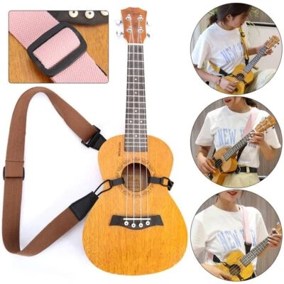Neck Ukulele Strap Musical Instrument Straps Guitar Accessories Adjustable Belt - image 1 of 4