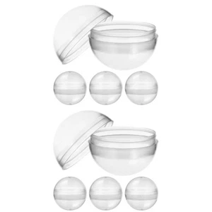 Set 2 Ciotole Trasparenti Giocattolo Da Distributori Automatici Palline - Foto 1 di 12