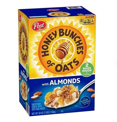 蜂蜜燕麦束酥杏仁,48 盎司。 — 第 1/4 张图片