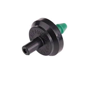 Raindrip Plastic Green 2 GPH 40 PSI 1/4 in. Inlet Spot Drip Irrigation Dripper 7 - Picture 1 of 1
