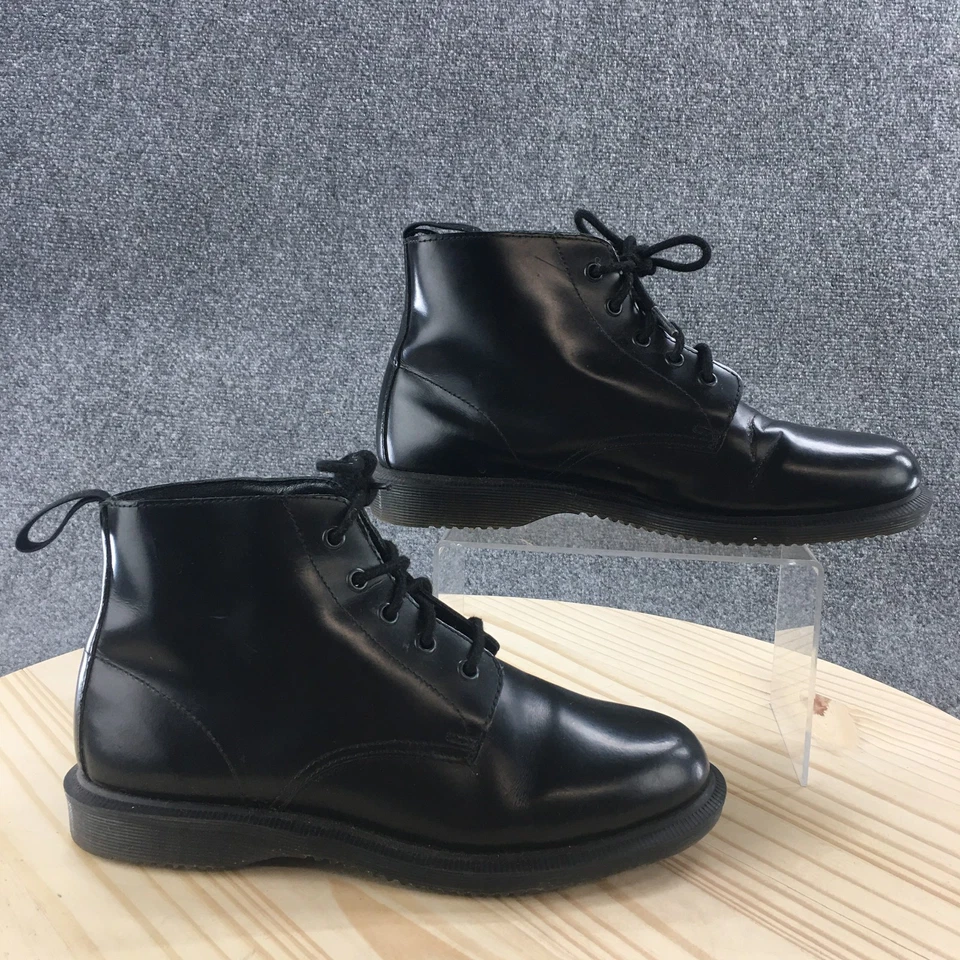 Botas Dr. Martens Mujer 9 Emmeline Botín Negro Con Cordones Informales Cómodas Foto 1 de 4