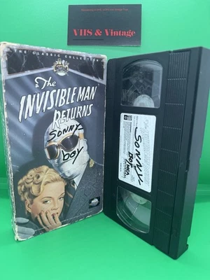 The Invisible Man Returns (VHS, 1992) Universal Monsters 1940 Foto 1 de 4