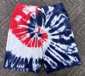 Polo Ralph Lauren Youth Rwb Tie Dye Fleece Shorts Athletic XL/ 18-20 - Picture 1 of 11