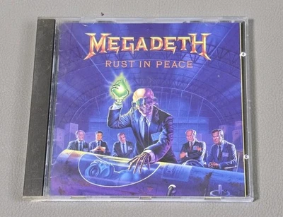 1990 Megadeth - Rust In Peace CD 1st US Press - Capitol Records - Imagem 1 de 4