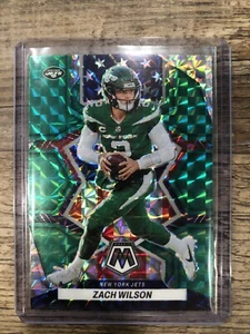 2022 Panini Mosaic Zach Wilson National Pride Green Camo Prizm #270 Jets - Picture 1 of 2