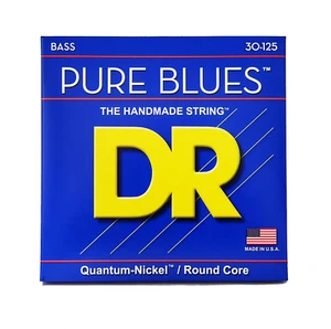 Cuerdas de bajo DR Pure Blues Quantum Nickel: 6 cuerdas medianas 30-125 - Imagen 1 de 1