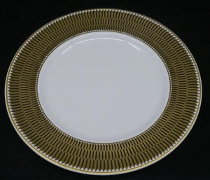 VINTAGE SHENANGO CHINA SAMPLE PLATE, CHAMPION RESTAURANT, MODERNIST DESIGN - Picture 1 of 5