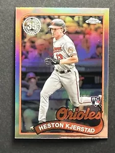 2024 Topps Chrome HESTON KJERSTAD RC 35th Anniversary 1989 89CB-18 Orioles - Picture 1 of 2