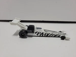 Vintage Zebra Striped Dragster Drag Racer Diecast Hot Wheels Mattel 1993 5" - Picture 1 of 7