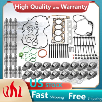 Head Gasket w/ Bolt + Valve Rocker Arms & Lifter for Buick LaCrosse 2010-16 2.4L - Image 1 of 4