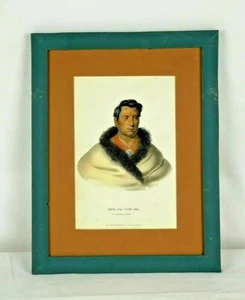 McKenney & Hall - Ong-Pa-Ton-Ga. 14 - 1848-50 History of the Indian Tribes - Picture 1 of 3