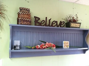 Plate Rack Wall Shelf / Plate Storage Shelves / Plate Holder / Plate Hanger - Picture 1 of 7
