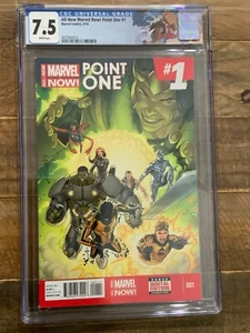 🔑🔑 CGC 7.5 ALL NEW MARVEL NOW! POINT ONE 1 1st Kamala Khan Custom Label 🔑 🔑 - Picture 1 of 2