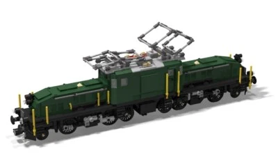 BRICKS-ON-RAILS PDF-Anleitung SBB Ce 6/8 Schweizer Krokodil MOC Unikat zum Bau aus LEGO©-Steinen