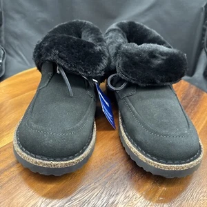 Birkenstock Bakki Wildleder Obermaterial Lammfellfutter Stiefeletten Schwarz Neu ohne Karton 39 8/8,5 - Bild 1 von 7