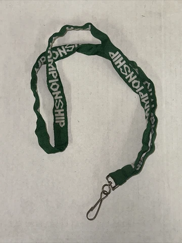 PGA Championship Official Lanyard Green Key Chain No Year Green in Color 19" Cover