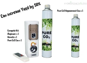 Dispensador de CO2 AirBomz o sensor de luz de lata hidropónica floración medio ambiente rendimiento - Imagen 1 de 3
