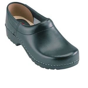 Euro-Dan PU-Clogs 240-01 geschlossen O2 + SRC schwarz Holz Garten Hausschuh - Bild 1 von 1
