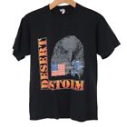 Zees T Shirt Tee Mens LargeVintage 90s Black Desert Storm American Eagle USA